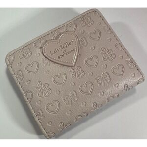 Luv Betsey Johnson LBMONEY Blush Pink Rose Wallet NWT $44